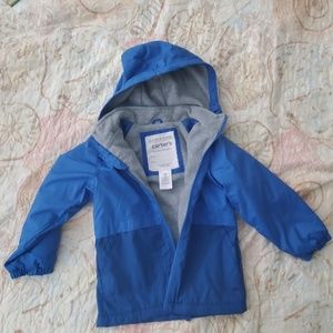 Blue new waterproof windproof jacket 4T